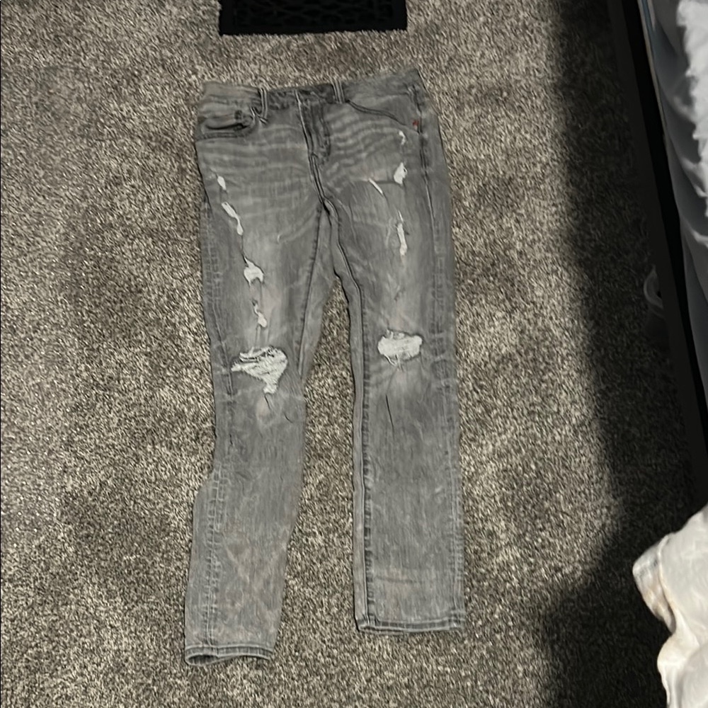 American Eagle Outfitters Gray Skinny Jeans